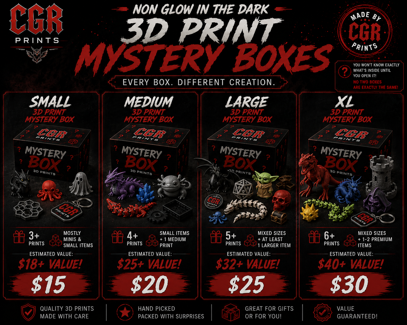 3D PRINT MYSTERY BOX