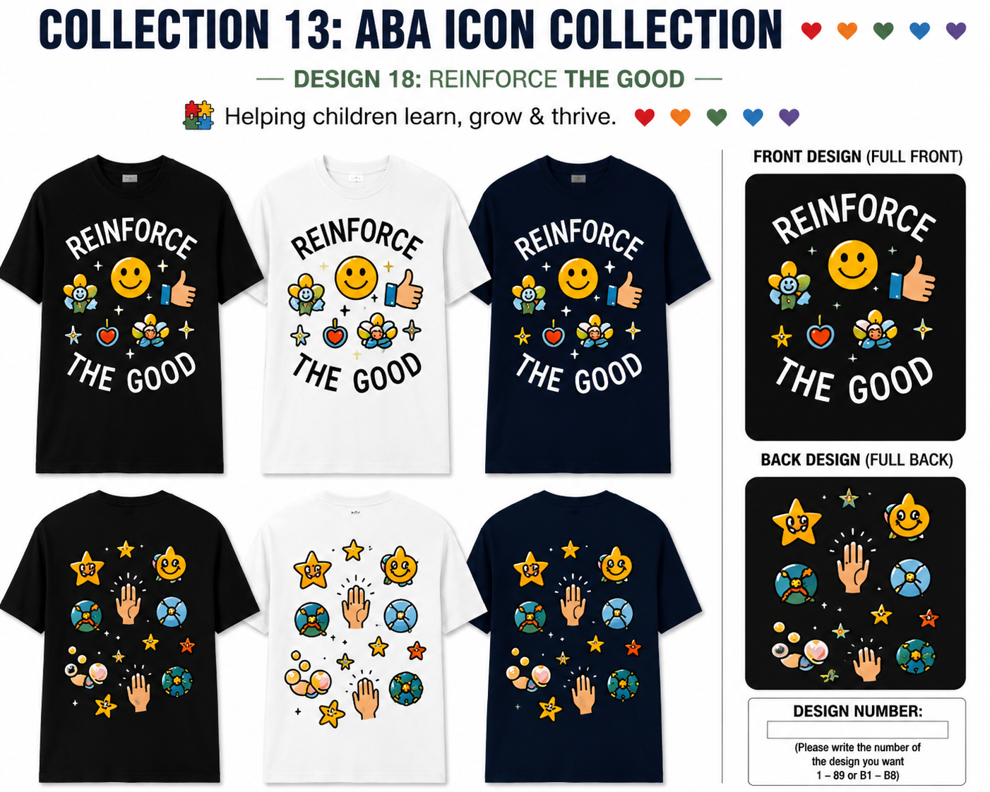 ABA Reinforce the Good Shirt – Positive Reinforcement Autism Awareness Tee | BCBA, RBT, ABA Therapist, Teacher & Special Education Shirt