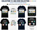 ABA Visuals Support Success Shirt – Visual Schedule Autism Awareness Tee | BCBA, RBT, ABA Therapist, Teacher & Special Education Shirt