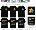 Patience. Play. Progress. Purpose. ABA Shirt – Autism Awareness Therapy Tee | BCBA, RBT, ABA Therapist, Special Education Teacher Gift