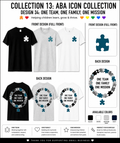 One Team, One Family, One Mission ABA Shirt – BCBA, RBT & Autism Therapist Tee | Special Education Teacher Gift