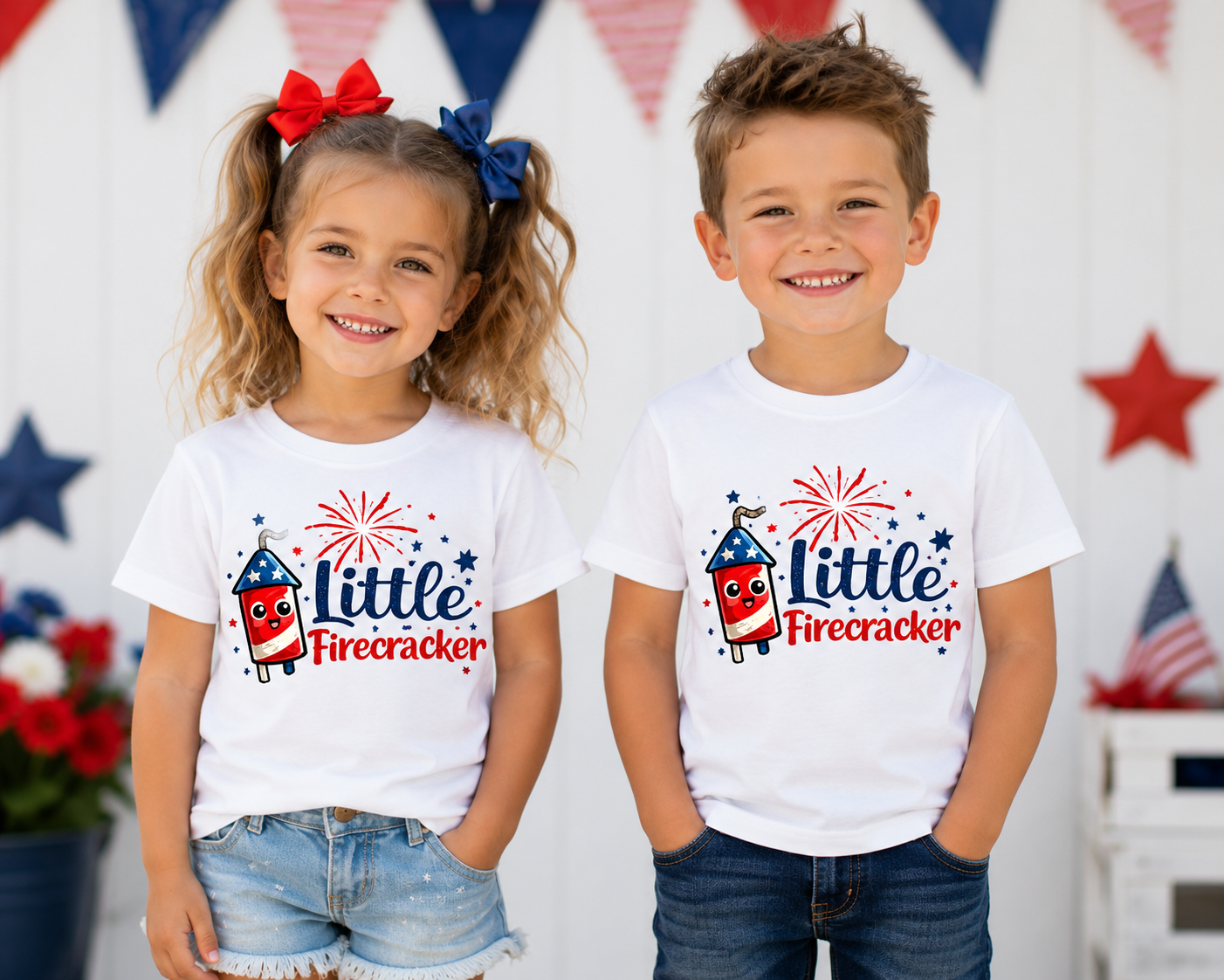 Little Firecracker Kids Tee