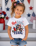 Red, White & Feral™ Kids Patriotic Tee