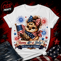 Cute Patriotic Owl T-Shirt | Happy 4th of July | 250 Years of Freedom | Independence Day Owl Tee