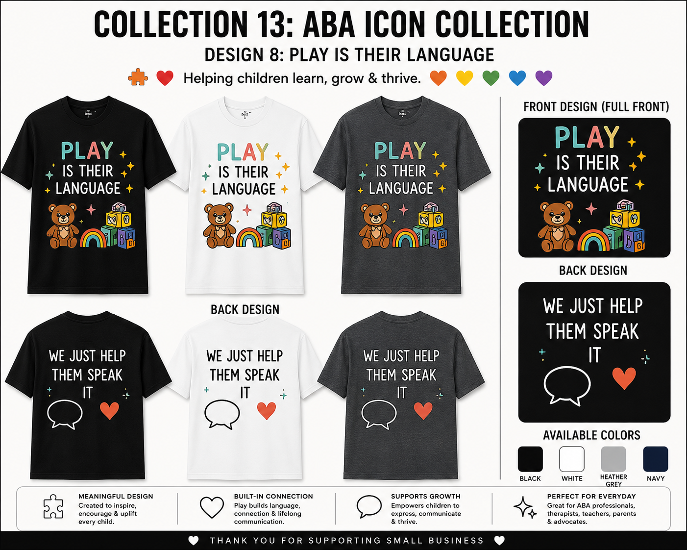 Autism Awareness Tee | BCBA, RBT, ABA Therapist, Teacher & Special Education Shirt